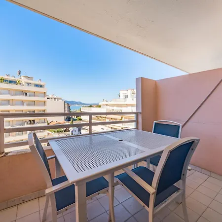 2 Pieces Avec Terrasse, Vue Mer, Piscine - Proche Palais Et Croisette Appartement Cannes