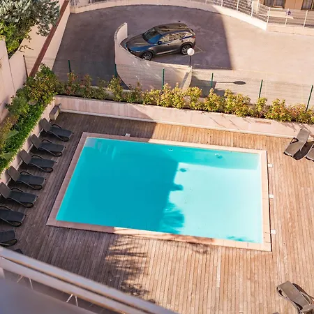 2 Pieces Avec Terrasse, Vue Mer, Piscine - Proche Palais Et Croisette * Cannes